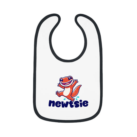 newtsie™ - Baby Contrast Trim Jersey Bib
