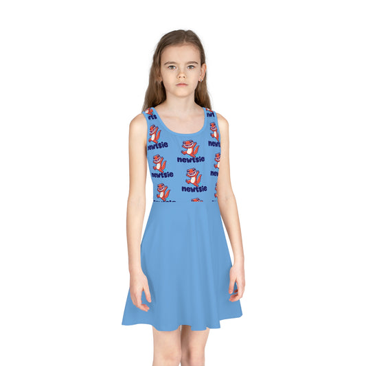 newtsie™ - Girls' Sleeveless Sundress (AOP)