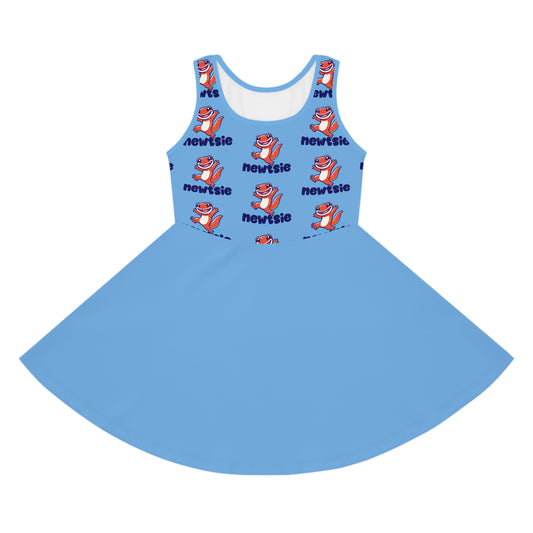 newtsie™ - Girls' Sleeveless Sundress (AOP)